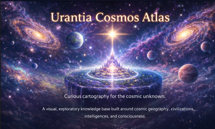 Urantia Cosmos Atlas cosmic overview artwork